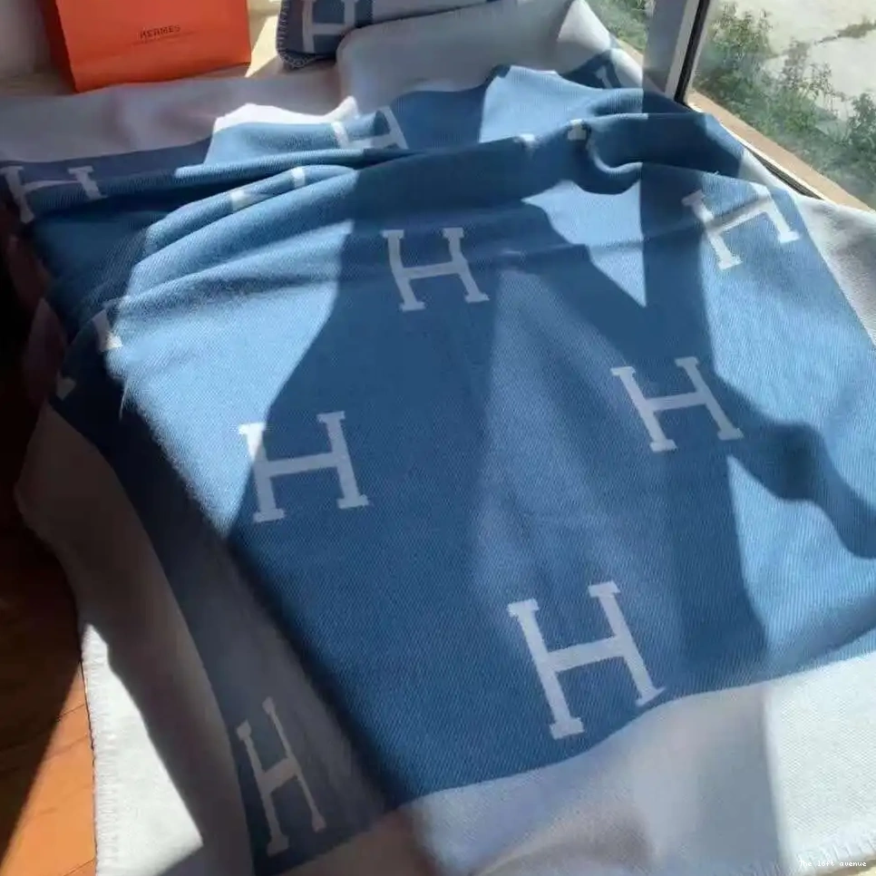 HERMES THROW BLANKET WOOL CLASSIC 0529